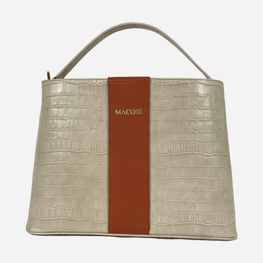 Trapez Shopper Croco Optik