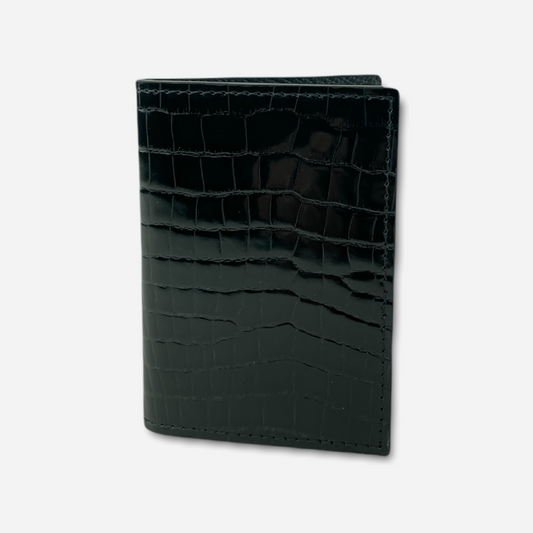 Glänzendes Leder Card Wallet