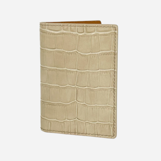 Taupe Card Wallet