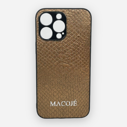 iPhone Case Lachs "Metallic Bronze"